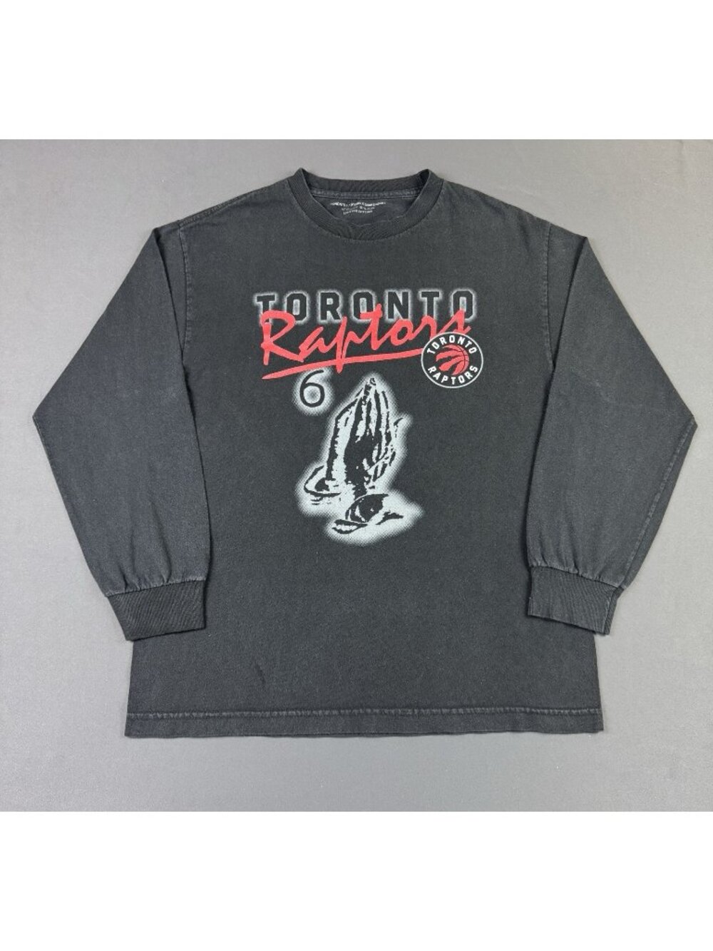 Rare Vintage Y2K NBA Toronto Raptors OVO Drake Night Black Long Sleeve Shirt